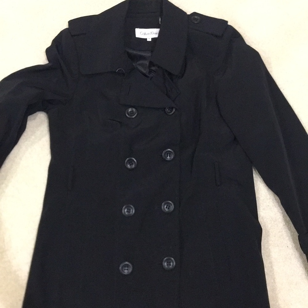 Calvin Klein Black Trenchcoat